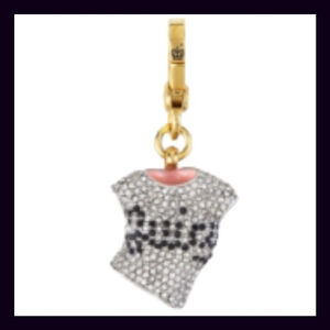 Juicy Couture 2008 Pave T-Shirt Charm